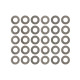 SLONG AIRSOFT 30pcs Stainless Steel Precision Shims Set 0.15mm - 