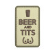 Beer And Tits - Velcro patch - 