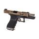 WE réplique G-Force 18C SV Silver Barrel Metal gaz (Gold) - 